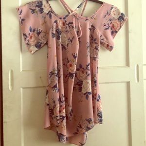 pink rose shirt